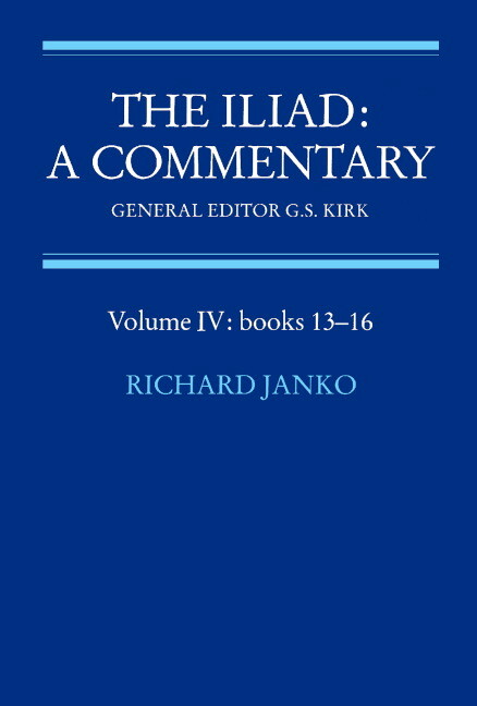 The Iliad :a commentary, v. 4.
