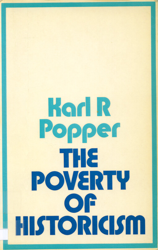 The poverty of historicism