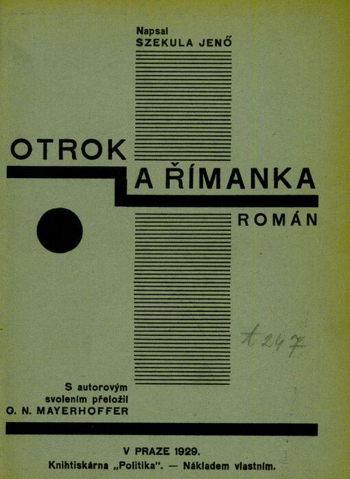 Otrok a Římanka : román