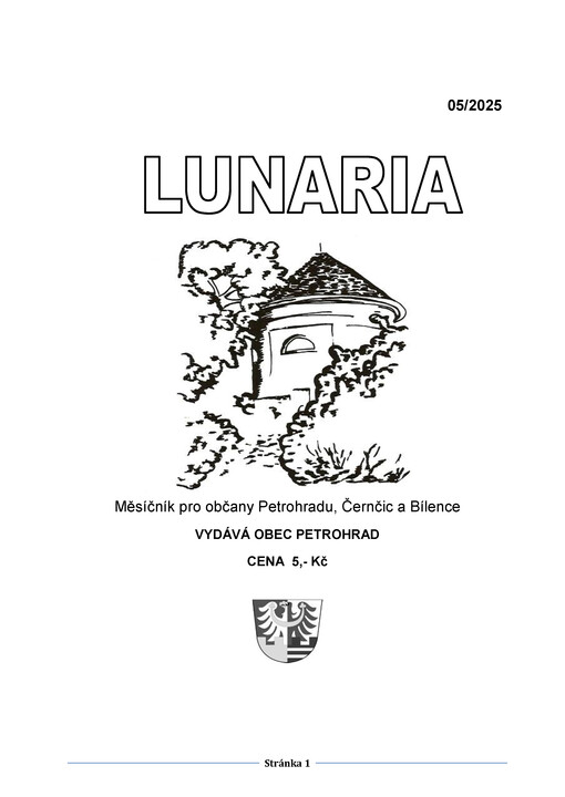 Lunaria : měsíčník pro občany Petrohradu, Černčic a Bílence