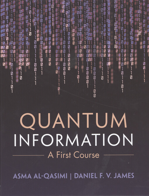 Quantum information : a first course