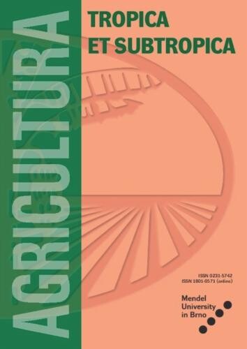 Agricultura tropica et subtropica.Volume 36/2003