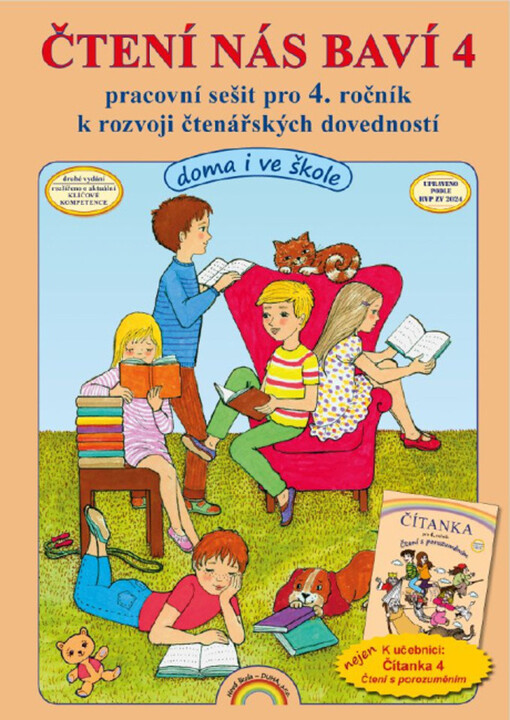 Čtení nás baví 4 : pracovní sešit pro 4. ročník základní školy k rozvoji čtenářských dovedností