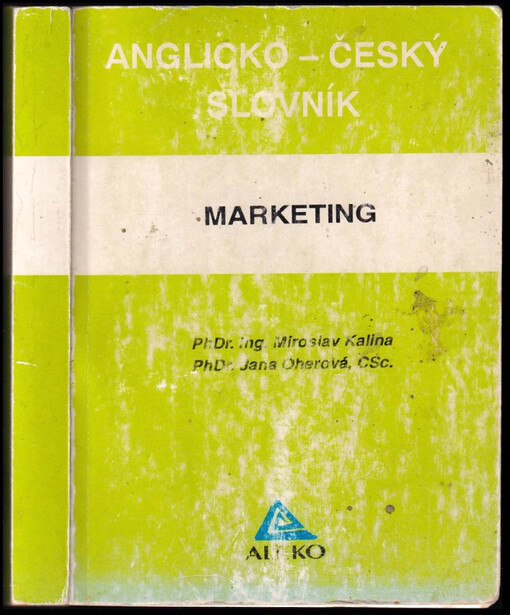 Anglicko-český slovník : marketing