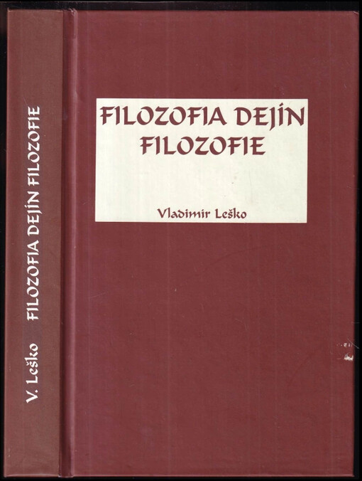 Filozofia dejín filozofie : silné a slabé modely