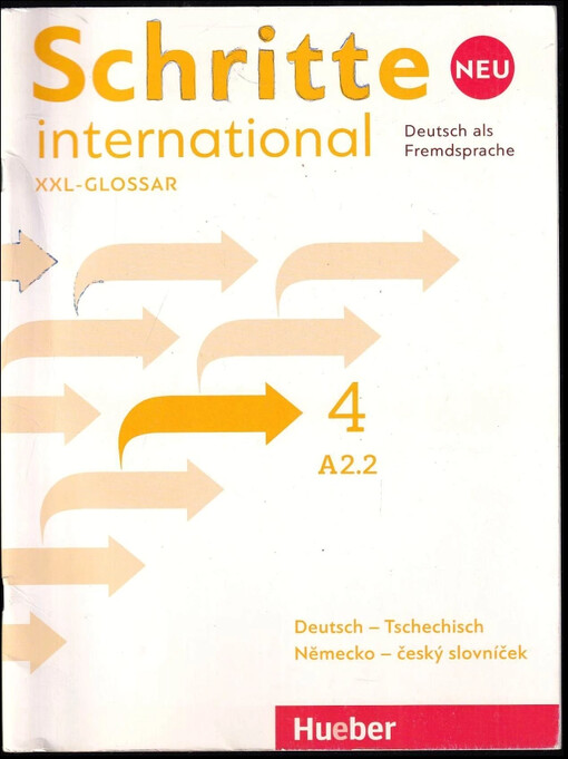 Schritte International 4 Neu, Glossar XXL Niveau A2.2 : Deutsch-Tschechisch, Německo-český slovníček