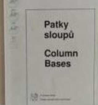 Patky sloupů =Column bases