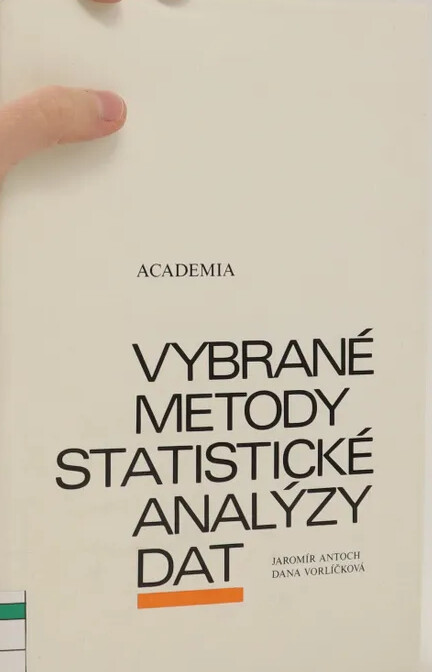 Vybrané metody statistické analýzy dat