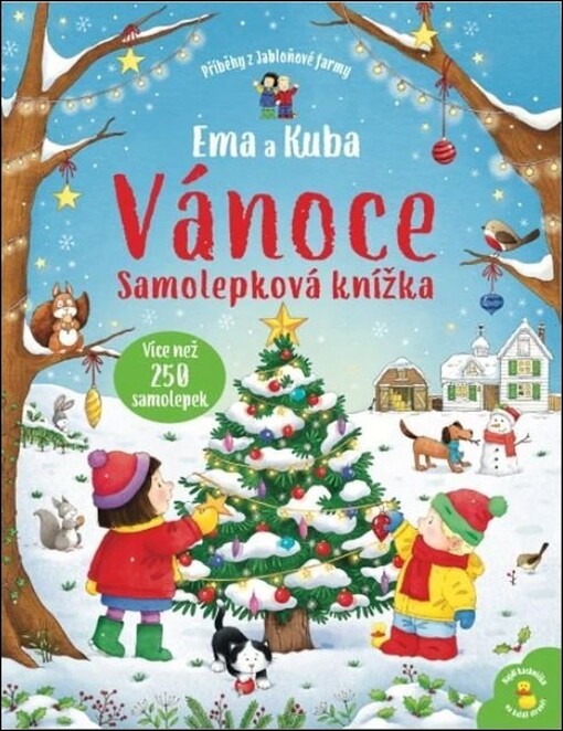 Ema a Kuba - Vánoce - Samolepková knížka