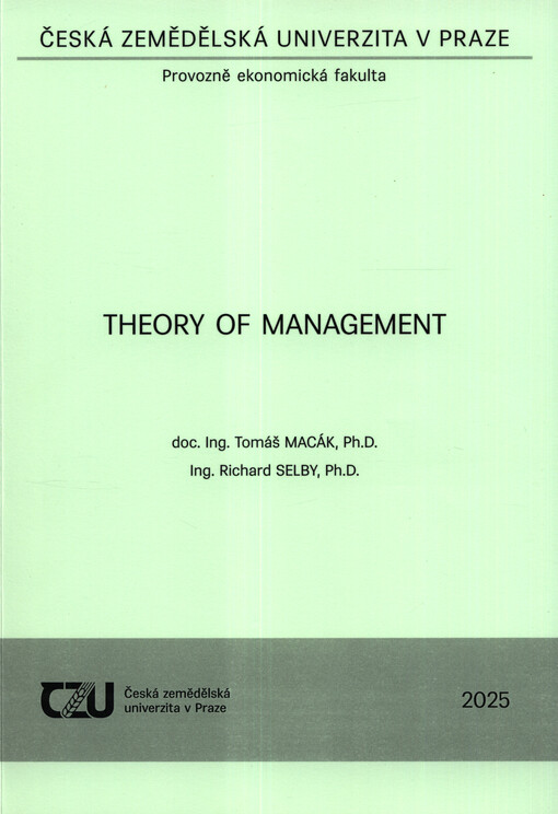 Theory of management