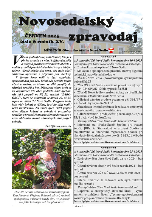 Novosedelský zpravodaj