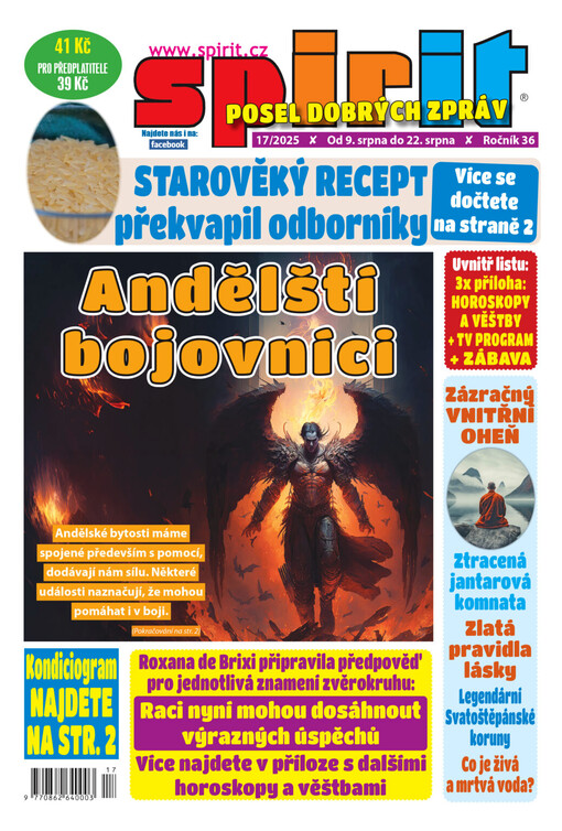 Spirit : krok za kulisy tajemství - horoskopy - snáře - lidové léčitelství - kvizy a křížovky