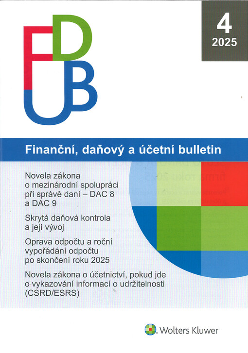 Finanční, daňový a účetní bulletin