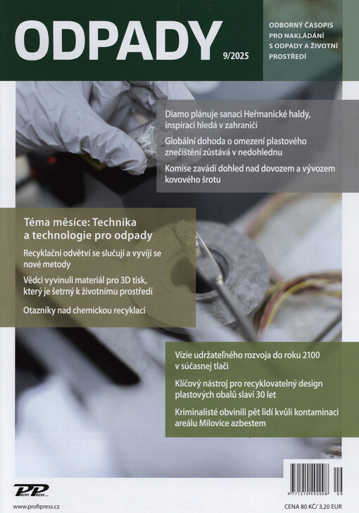 Odpady : odborný časopis pro nakládání s odpady a životní prostředí
