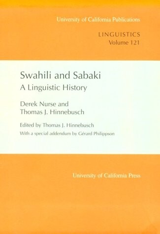 Swahili and Sabaki : a linguistic history