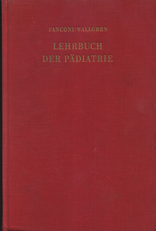 Lehrbuch der Pädiatrie