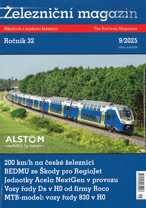 Železniční magazín : měsíčník o skutečné a modelové železnici