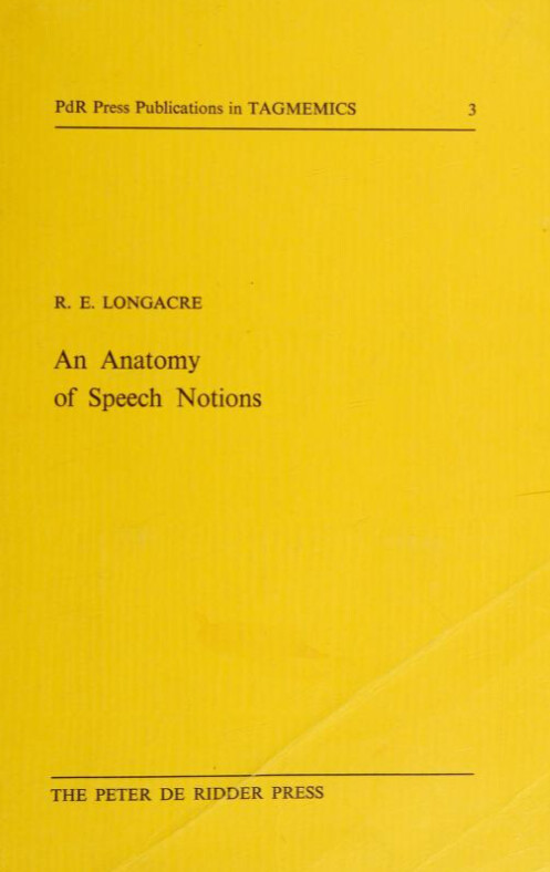 An anatomy of speech notions
