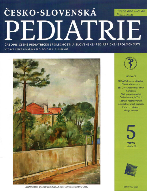 Česko-slovenská pediatrie : časopis České a Slovenské pediatrické společnosti