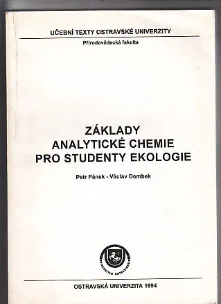 Základy analytické chemie pro studenty ekologie