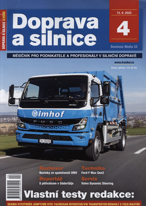 Doprava a silnice : měsíčník pro podnikatele a profesionály v silniční dopravě