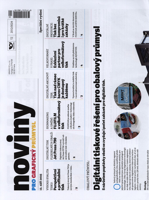 Noviny pro grafický průmysl