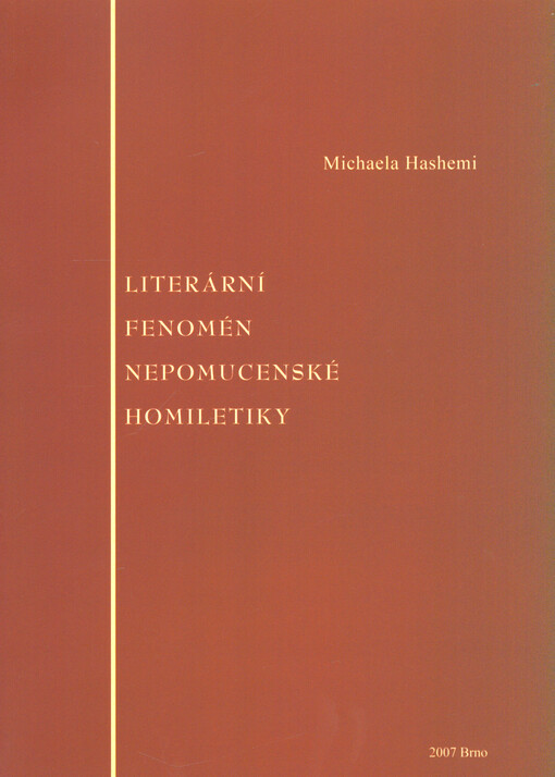 Literární fenomén nepomucenské homiletiky