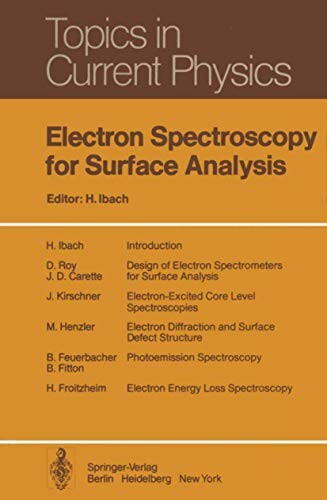 Electron spectroscopy for surface analysis / Edited by H. Ibach