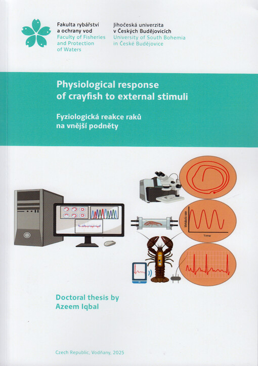 Physiological response of crayfish to external stimuli = Fyziologická reakce raků na vnější podněty