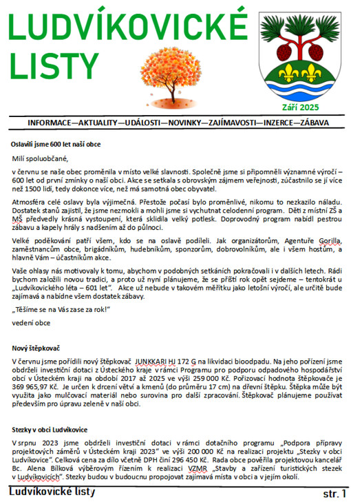 Ludvíkovické listy