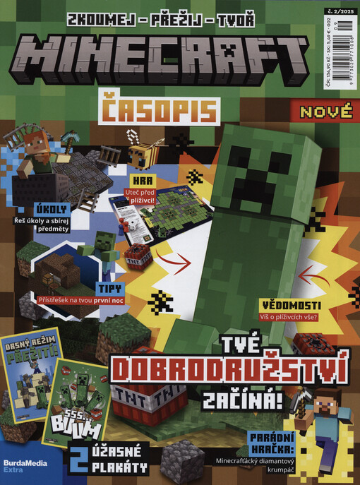 Minecraft : zkoumej, přežij, tvoř
