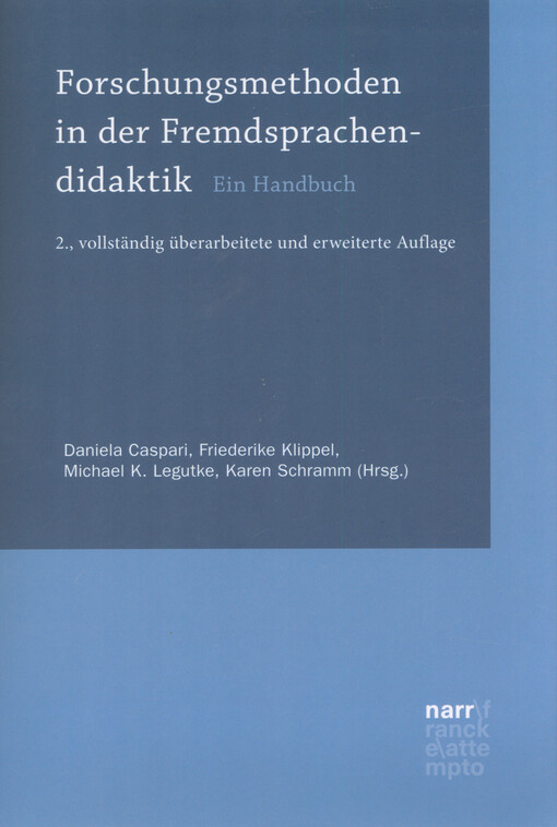 Forschungsmethoden in der Fremdsprachendidaktik : ein Handbuch