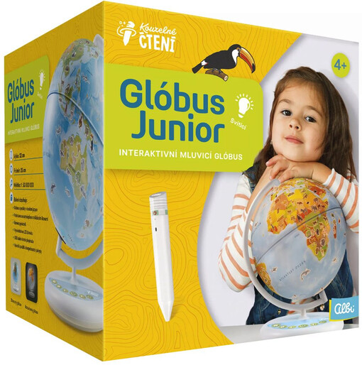 Glóbus Junior : interaktivní mluvicí glóbus (svíticí)