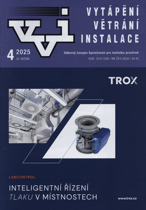 Vytápění, větrání, instalace : časopis Společnosti pro techniku prostředí