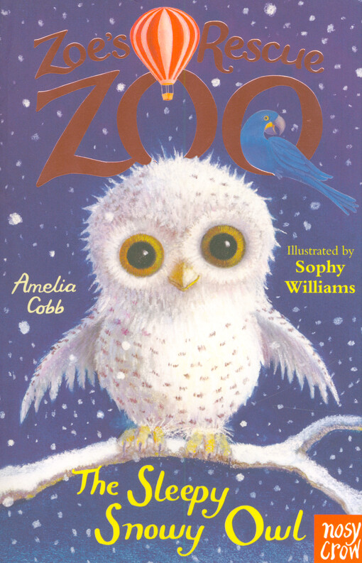 The sleepy snowy owl