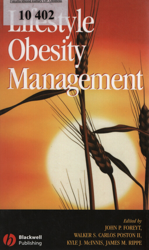 Lifestyle obesity management