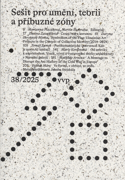 Sešit pro umění, teorii a příbuzné zóny = Notebook for art, theory and related zones