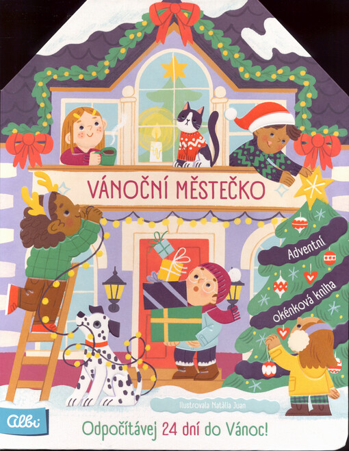 Vánoční městečko : adventní okénková kniha