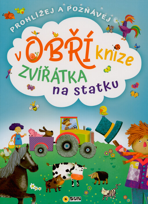 Prohlížej a poznávej v obří knize zvířátka na statku