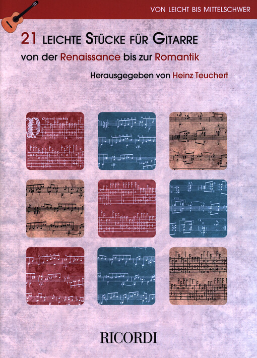 21 leichte Stücke für Gitarre