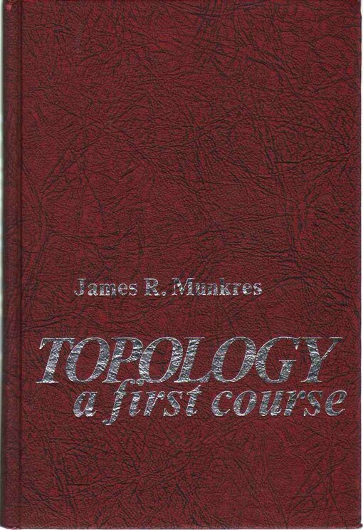 Topology :a first course