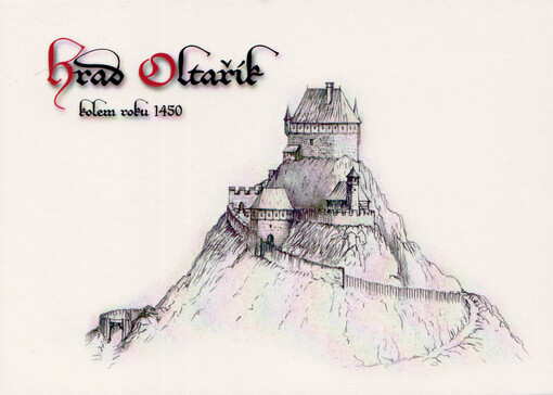 Hrad Oltářík kolem roku 1450
