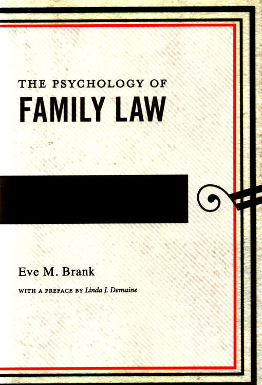 The psychology of family law