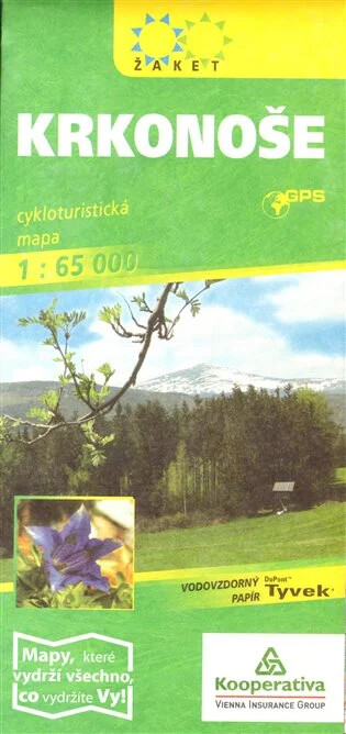 Krkonošecykloturistická mapa 1:65 000