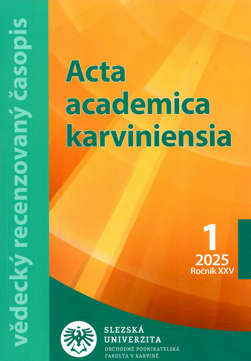 Acta academica karviniensia