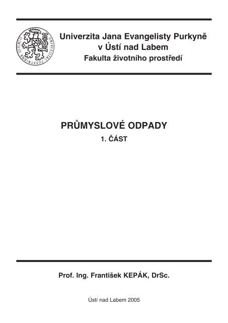 Průmyslové odpady