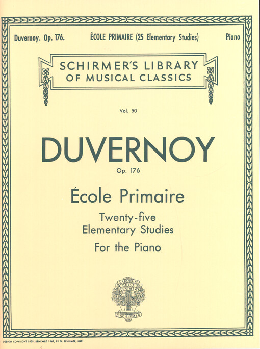 École primaire : piano : op. 176