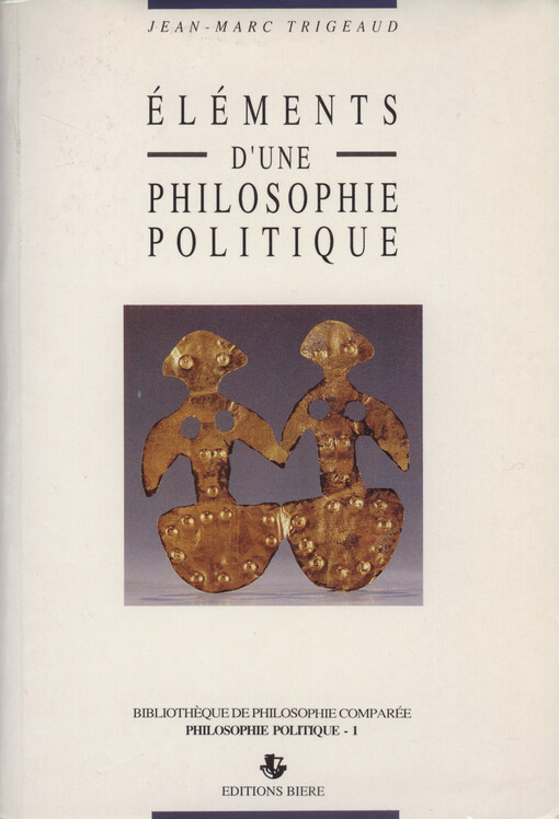 Éléments d'une philosophie politique