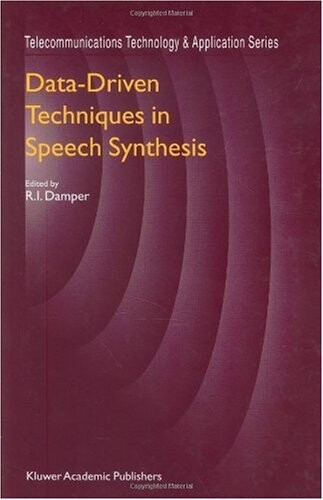 Data-driven techniques in speech synthesis