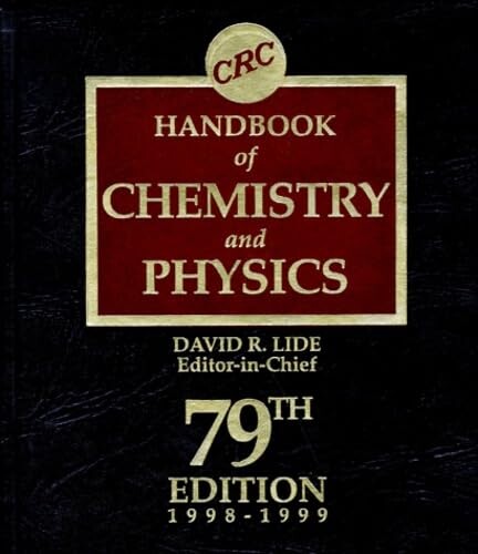 CRC handbook of chemistry and physics :a ready-reference book of chemical and physical data